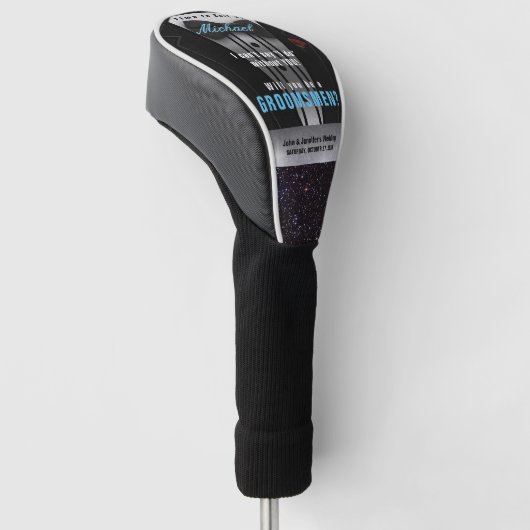 グロムスマンTuxedo招待状スートアップ ゴルフヘッドカバー (アングル)