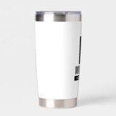 グロムパーソナライズされたスマンのモノグラムと名前 保温保冷タンブラー (正面)