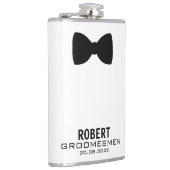 グロムメンズウェディングパーティー名前をカスタムする フラスク (右)