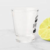 グロムモダンスマン口ひげ名結婚のショットグラス ショットグラス (左)