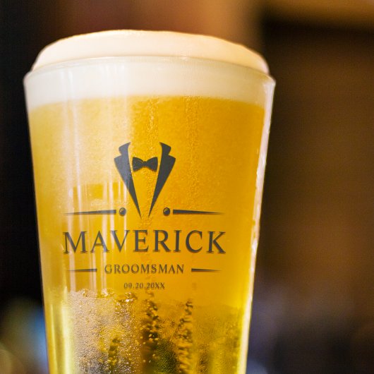 グロムモダンメンズギフトクラシックエレガントなウェディングビール タンブラーグラス