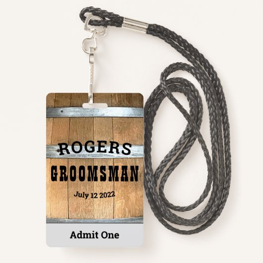 グロム素朴パーソナライズされたースウィスキー樽 バッジ