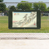 グロメットが付いているビニールの旗の日本人のプリント 横断幕 (インサイチュ)