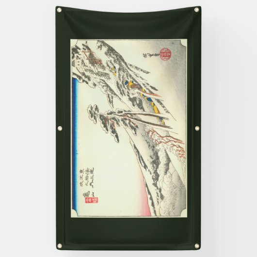 グロメットが付いているビニールの旗の日本人のプリント 横断幕 (縦)