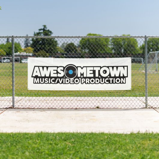 グロメットが付いているAwesometownの屋外の旗 横断幕 (インサイチュ)