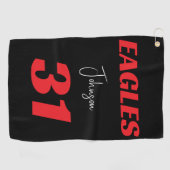 グロメット付きタオル ゴルフタオル (横)