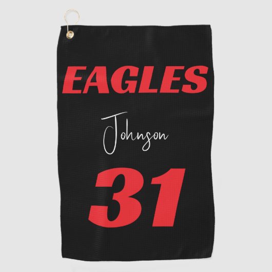 グロメット付きタオル ゴルフタオル (正面)