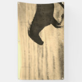 グロメット付きユタバナーの野生馬 横断幕 (縦)