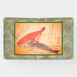 グロメット付き魚のバナー 横断幕