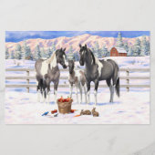 グロラピントグレ絵を描イーホースオンザウィンターファーム (正面)