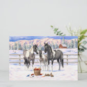 グロラピントグレ絵を描イーホースオンザウィンターファーム (スタンド正面)