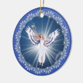 グロリアのクリスマスの天使の木のオーナメント セラミックオーナメント (左)