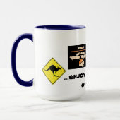 グロリアのジーンズオーストラリア マグカップ (左)