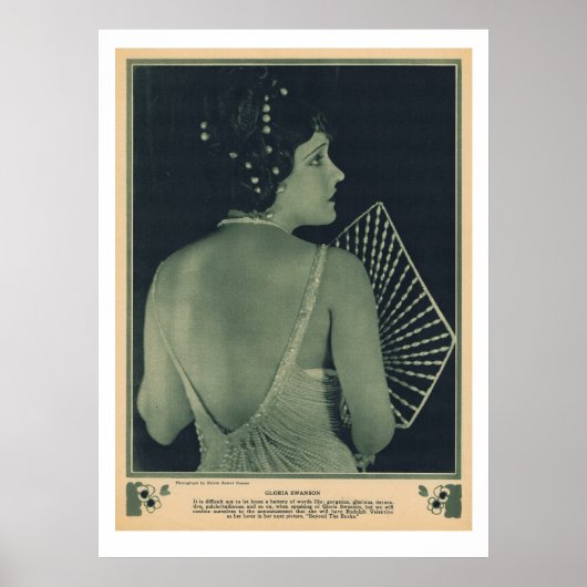 グロリアスワンソン1922 ポスター (正面)