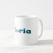 グロリアタイポグラフィコーヒーマグ コーヒーマグカップ (正面右)