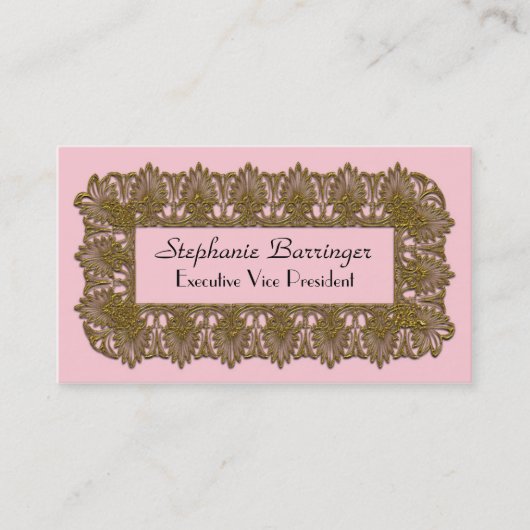 グロリアフェイピサエレガントプロフェッショナル 名刺 (正面)