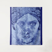 グロリア・スワンソンの青 タペストリー (正面)