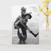 グロリアSwansonおよびPhyllis Haver カード (黄色い花)