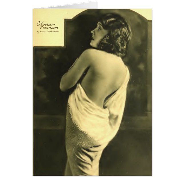 グロリアSwanson 1924年のHurrellのポートレート (正面)