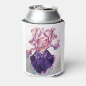 グロリオウズパープルアイリス絵画ズ水彩色 缶クーラー (缶裏面)
