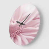 グロリオサデイジーマクロ ラージ壁時計 (傾斜)