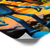 グロルタウンのゴブリン – Ken Gageファンタジーアート ポスター (角)