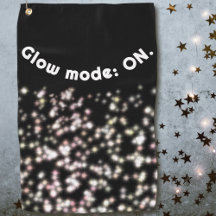 グローおもしろいグリッター白黒バラ金ゴールド赤面