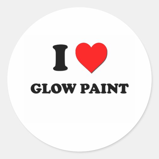 グローが大好き絵を描 ラウンドシール (正面)