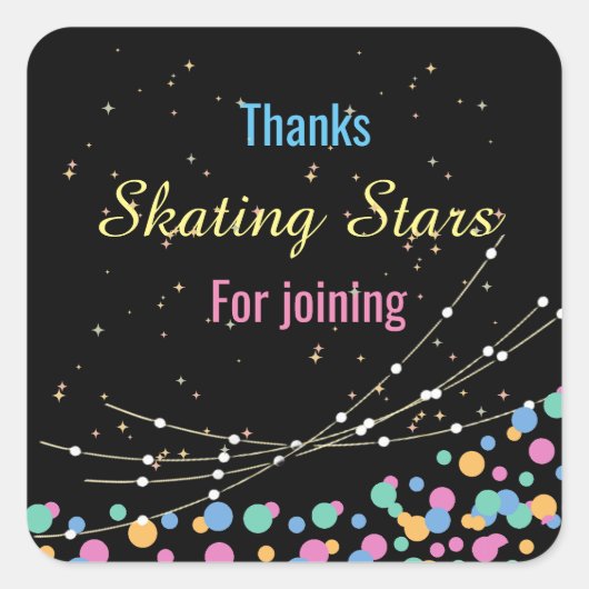 グローとバ転がイルデイパーティー供給 スクエアシール (正面)