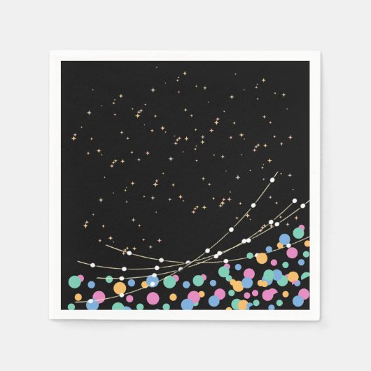 グローとバ転がイルデイパーティー供給 スタンダードカクテルナプキン (正面)