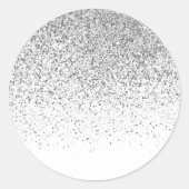 グローのグラデーションパターン3 ラウンドシール (正面)