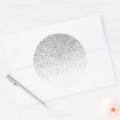 グローのグラデーションパターン3 ラウンドシール (封筒)