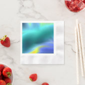 グローイングアクアペーパーナプキン 縁ありカクテルナプキン (インサイチュ)