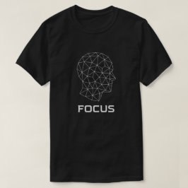 グローイング幾何学マインドセット ラインアート Tシャツ