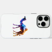 グローイング デジタル ラクダ アート Case-Mate iPhoneケース (裏面 (横))