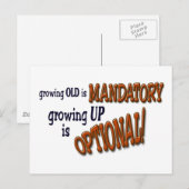 グローウィン・オールド！ ポストカード (正面/裏面)