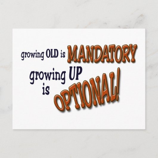 グローウィン・オールド！ ポストカード (正面)