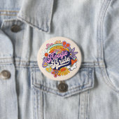 グローウィー70年代バチェロレッテブーギー花嫁 ID929 ボタン 缶バッジ (インサイチュ)