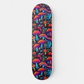 グローオン:生物発光キノコの夢 スケートボード (正面)