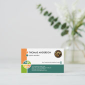 グローカラフルバルコーナーロジスティックスマネージャ 名刺 (スタンド正面)