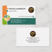 グローカラフルバルコーナーロジスティックスマネージャ 名刺 (正面/裏面)