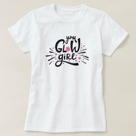 グローガールTシャツ Tシャツ (デザイン正面)