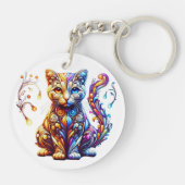 グローキャッ鮮やかト キーホルダー (裏面)