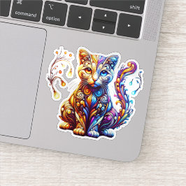 グローキャッ鮮やかト シール