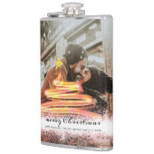 グロークリスマスツリースターフォトグリッター フラスク (左)