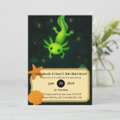 グローグリーンアクソロテルインスワンプ誕生日 招待状 (スタンド正面)