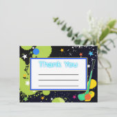 グローゴルフバースデーパーティーサンキューカード サンキューカード (スタンド正面)