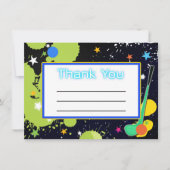 グローゴルフバースデーパーティーサンキューカード サンキューカード (正面)