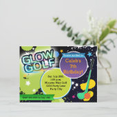 グローゴルフモンスターミニゴルフパーティの招待状 招待状 (スタンド正面)