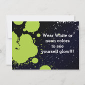 グローゴルフ モンスター ミニ ゴルフパーティーの招待状 招待状 (裏面)